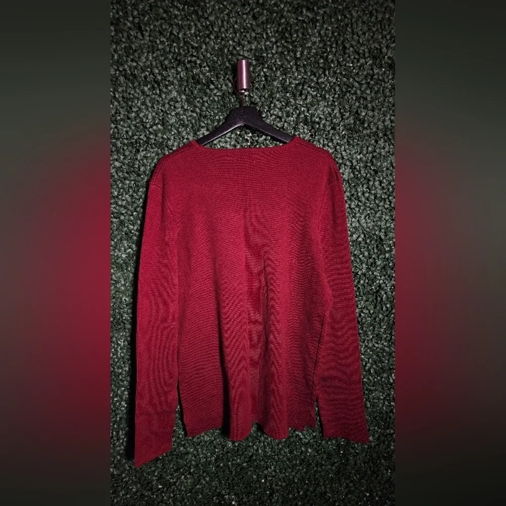Forever 21 Burgundy Knit Top